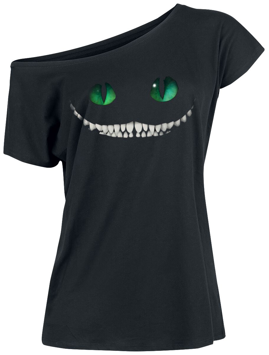 4044583908625 - Grinsekatze T-Shirt schwarz in S