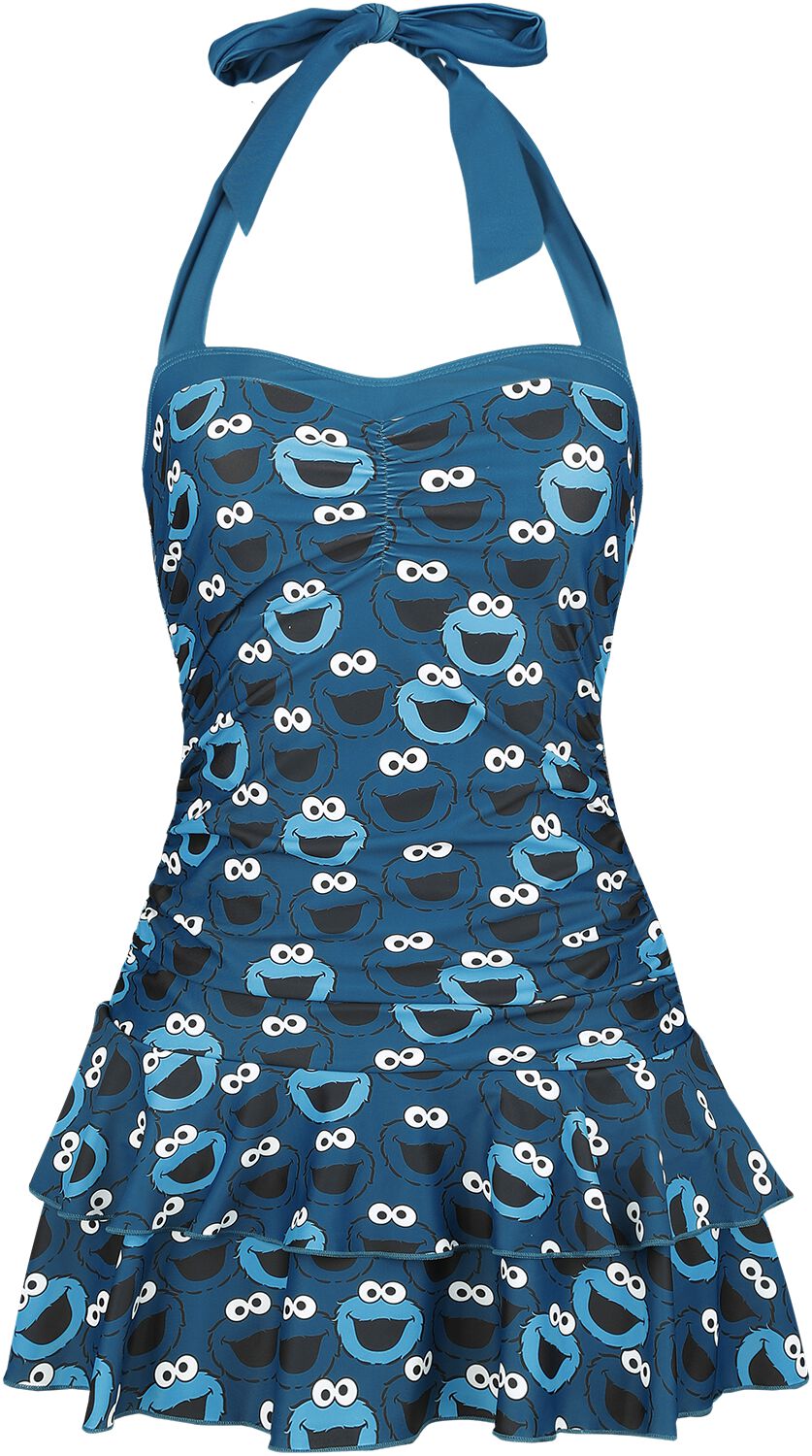 4044583920405 - Krümelmonster Badekleid blau in 3XL