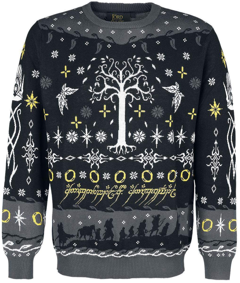 4044583927633 - Tree Of Gondor Weihnachtspullover multicolor in XL