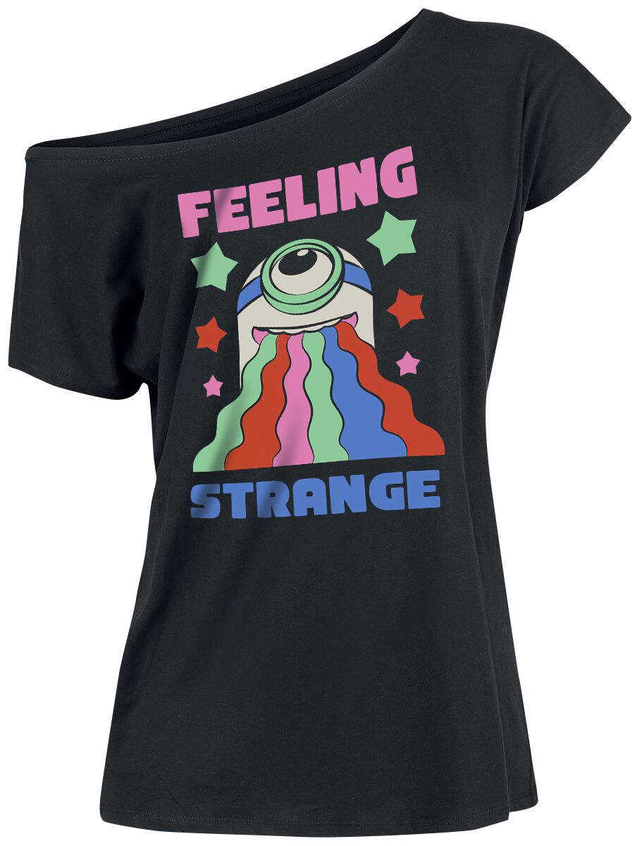 4044583942582 - Feeling Strange T-Shirt schwarz in M