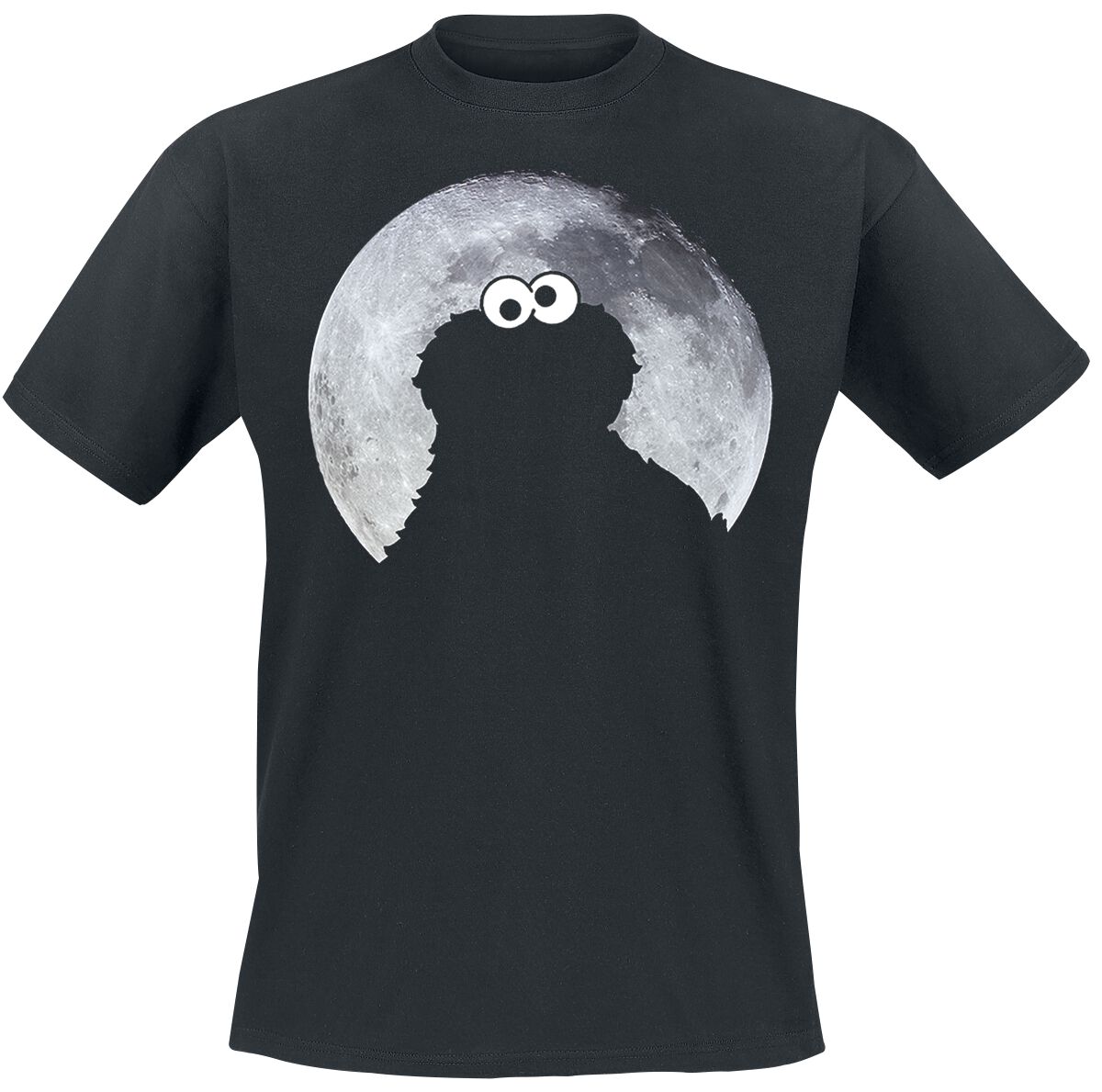 4044583972992 - Cookie Monster - Moonnight T-Shirt schwarz in 3XL