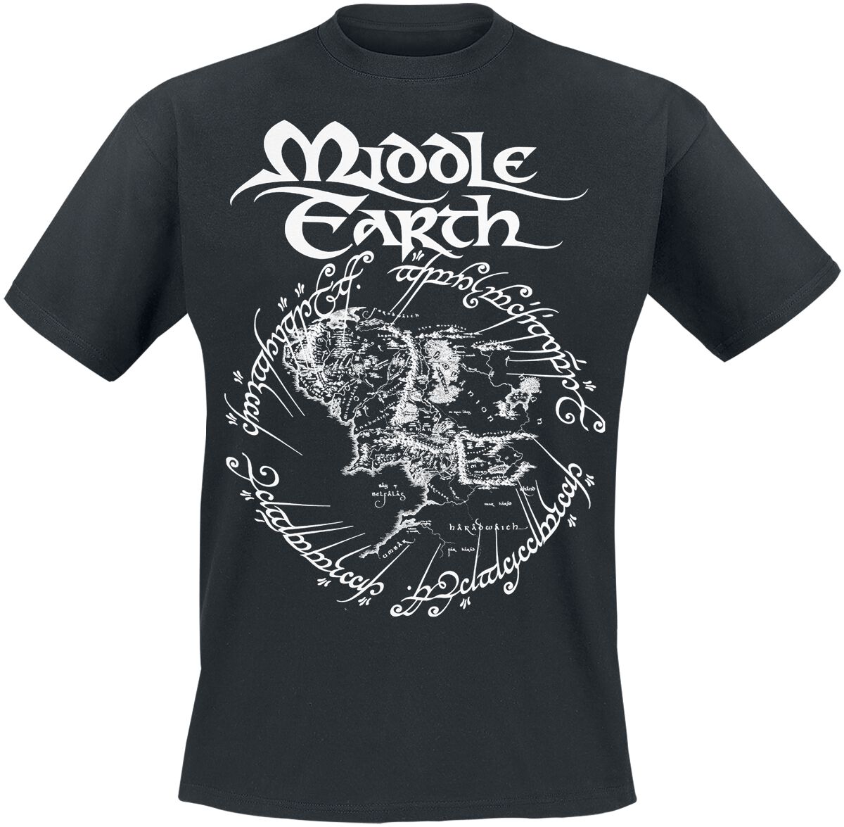 4044583976136 - Middle Earth T-Shirt schwarz in XXL