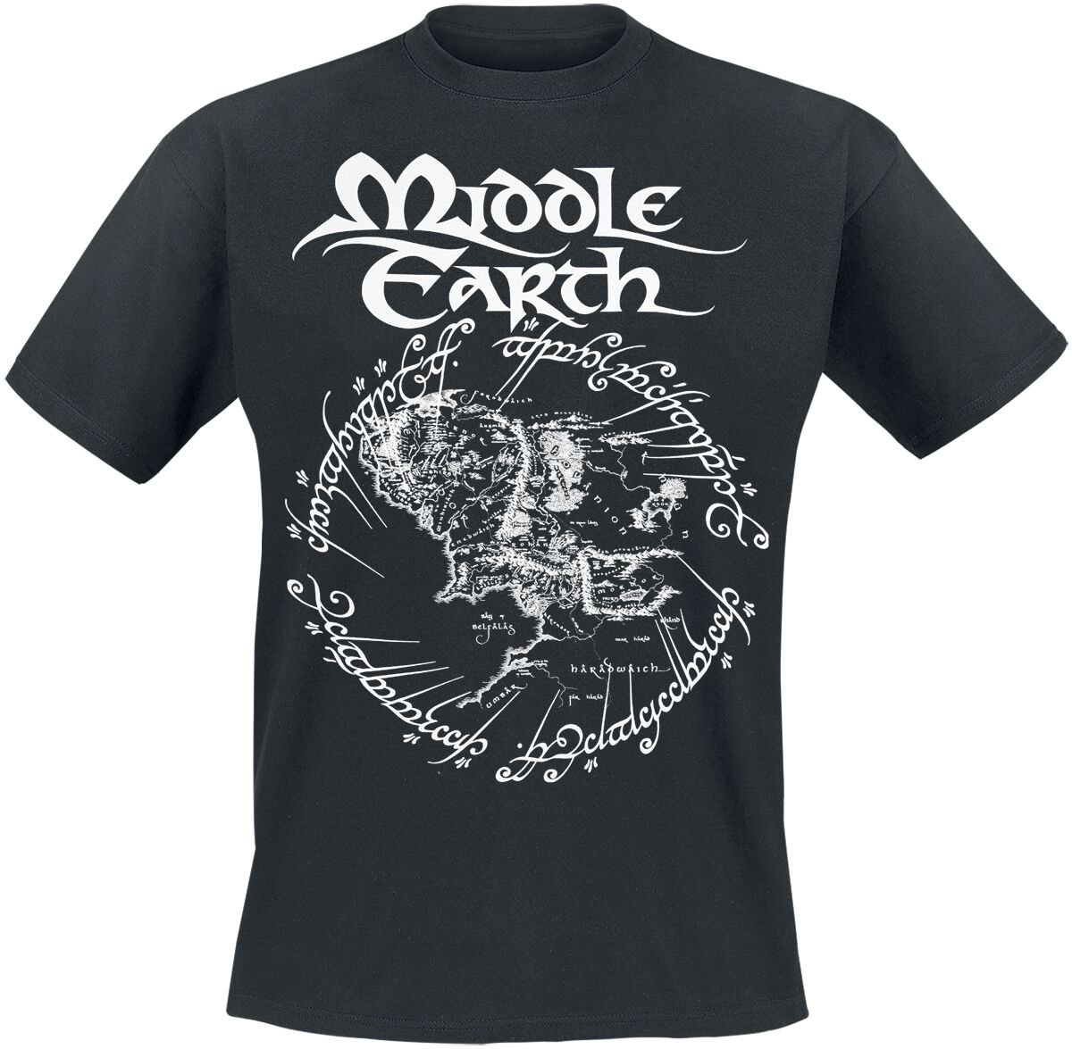 4044583976143 - Middle Earth T-Shirt schwarz in 3XL