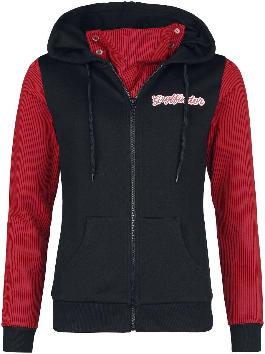 4044583979571 - Gryffindor Kapuzenjacke schwarz rot in L