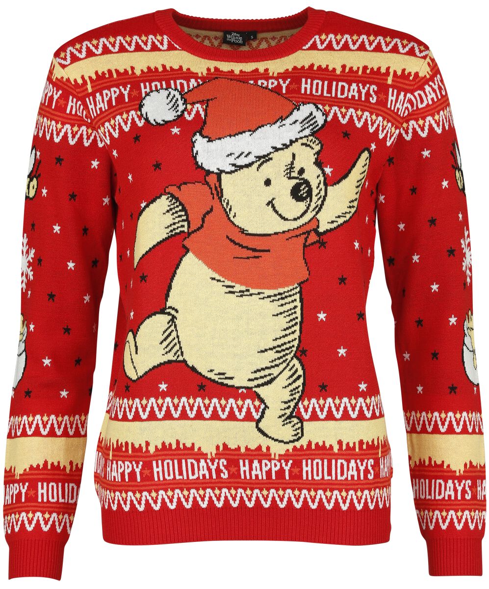 4044583991955 - Winnie The Pooh Dancer Weihnachtspullover multicolor in L 4044583991955 - Winnie The Pooh Dancer Weihnachtspullover multicolor in L