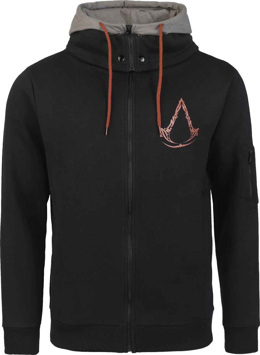 4044583992938 - Assassins Creed Mirage - Ornaments Kapuzenjacke schwarz grau in S