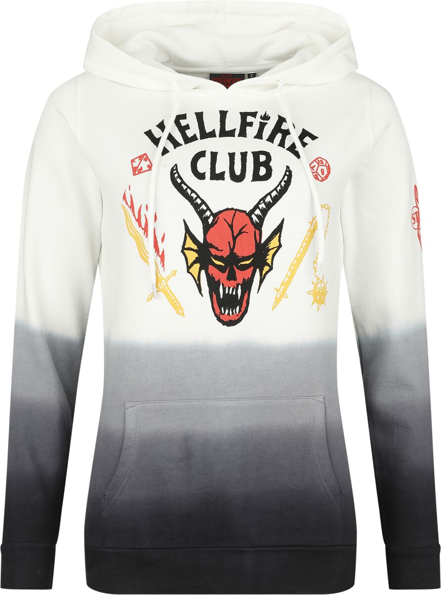 4044584000519 - Hellfire Club Kapuzenpullover schwarz weiß in M 4044584000519 - Hellfire Club Kapuzenpullover schwarz weiß in M