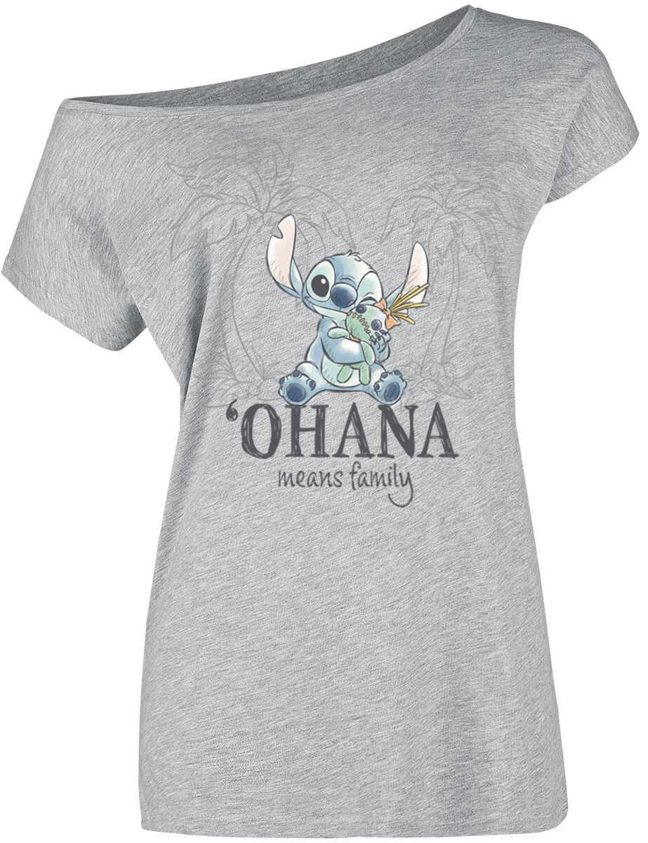 4044584014318 - Ohana Tropical T-Shirt grau in S