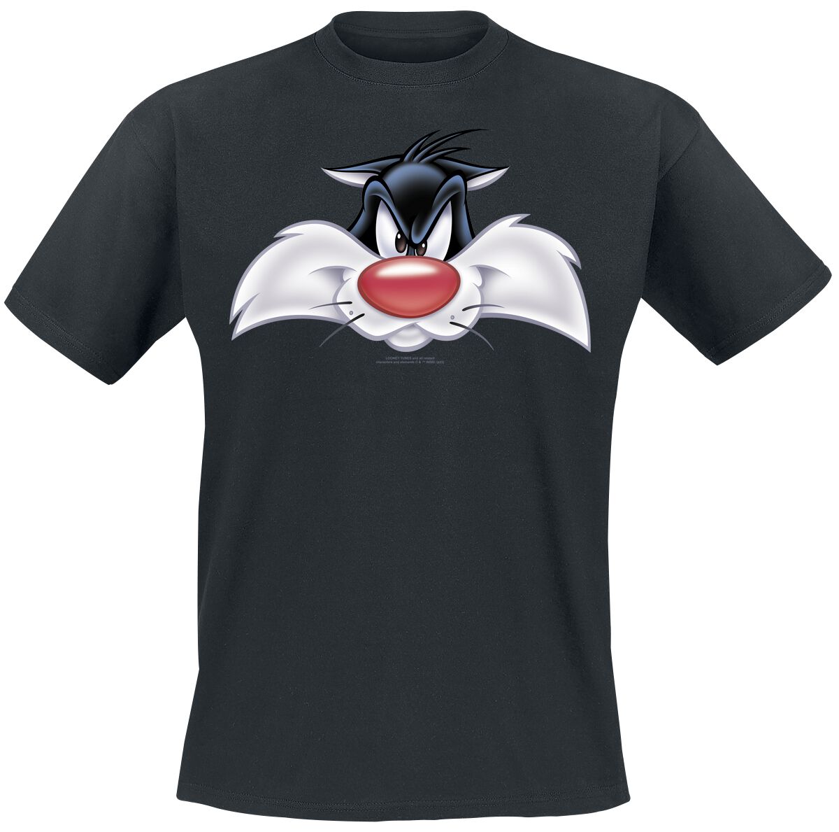 4044584024034 - Sylvester - Big Face T-Shirt schwarz in XL 4044584024034 - Sylvester - Big Face T-Shirt schwarz in XL