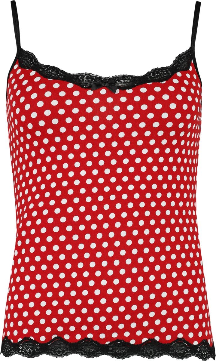4044584030738 - Dotties Classic Top Top rot weiß in L