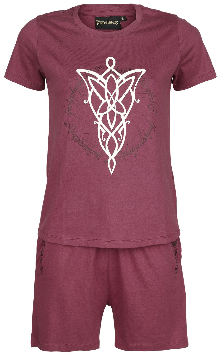 4044584045268 - Evening Star Schlafanzug burgund in XXL 4044584045268 - Evening Star Schlafanzug burgund in XXL