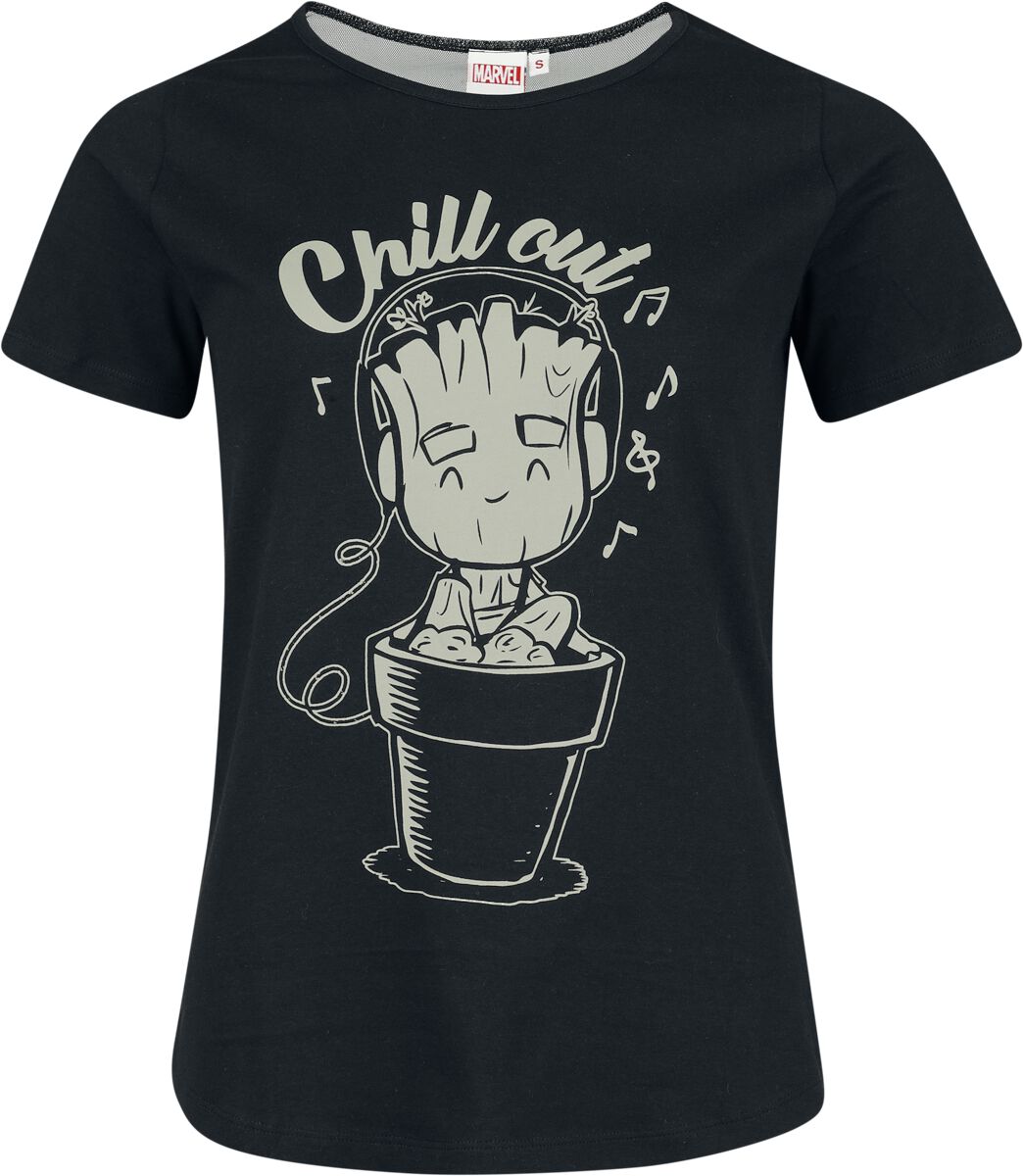 4044584045503 - Groot - Chill Out T-Shirt schwarz in S