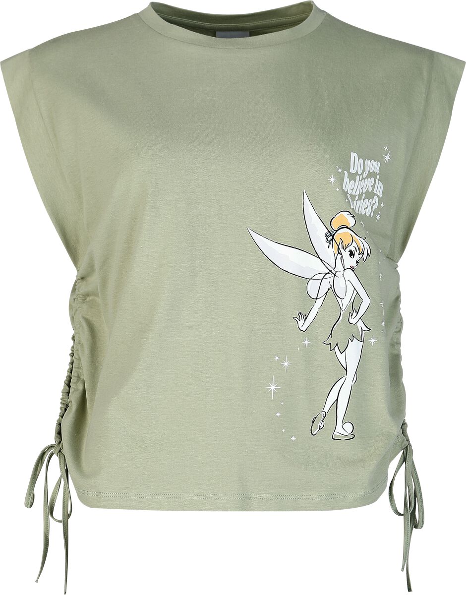 4044584045756 - Tinker Bell - Never Grow Up Top oliv in XXL 4044584045756 - Tinker Bell - Never Grow Up Top oliv in XXL