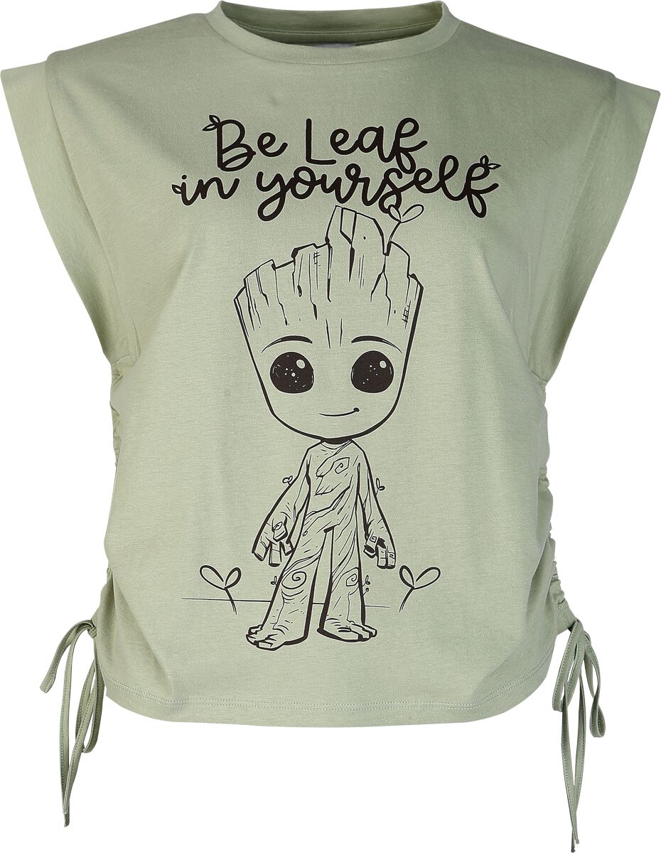 4044584045800 - Groot - Be Leaf In Yourself Top oliv in L