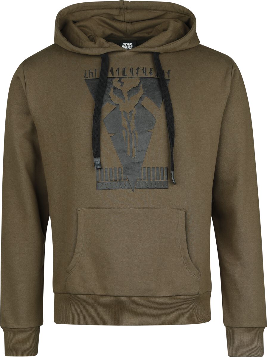 4044584057223 - The Mandalorian - Bounty Hunter Kapuzenpullover grün in L