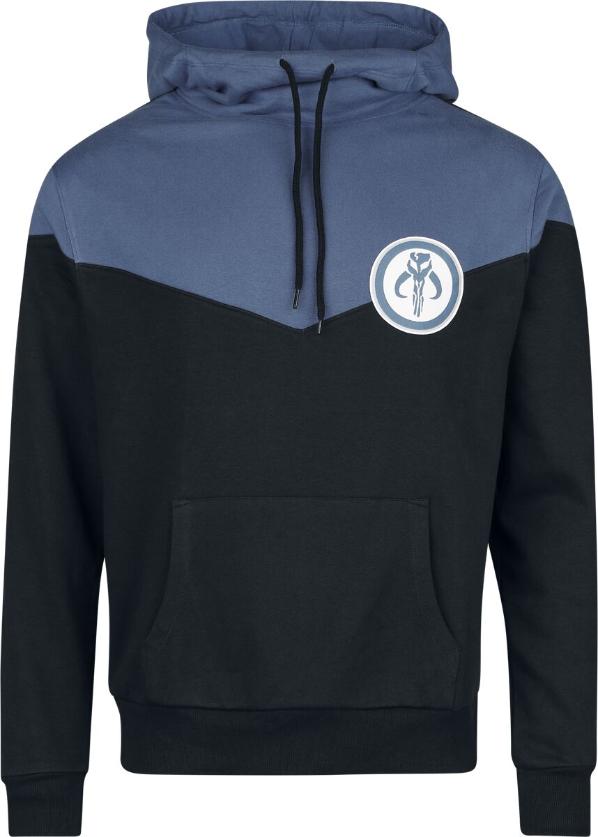 4044584057285 - The Mandalorian - Bounty Hunter Kapuzenpullover schwarz blau in L