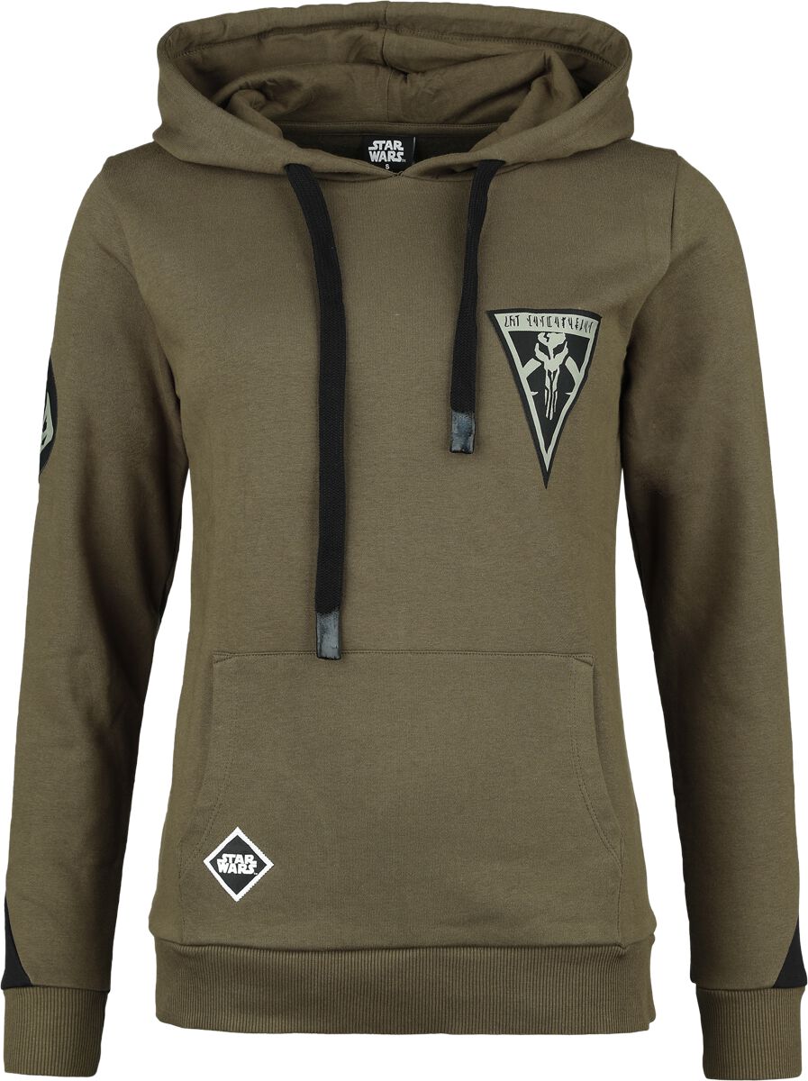 4044584057353 - The Mandalorian - Bounty Hunter Kapuzenpullover grün schwarz in L