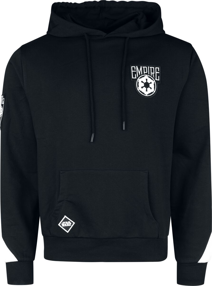 4044584057469 - Empire Kapuzenpullover schwarz weiß in M