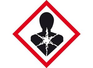 4044589361226 - SafetyMarking 31B1044 GHS-Gefahrenpiktogramm 08 Gesundheitsgefahr Folie selbstklebend (B x H) 52 mm x 52 mm 500 St