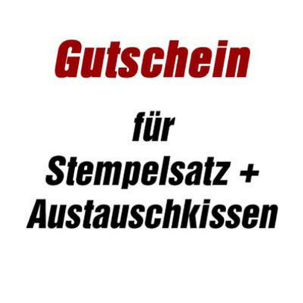 4044589460622 - Gutschein für Stempelplatte für 5203 ohne Logo 4044589460622 Trodat