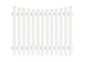 4044608149033 - KM Zaun Zaunfeld Meran Unterbogen 148 x 180 cm weiß