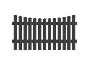 4044608149118 - KM Zaun Zaunfeld Meran Unterbogen 148 x 120 cm anthrazit