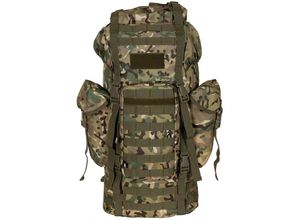 4044633231512 - Mfh Outdoor - mfh bw Kampfrucksack MOLLE 65 l Alu-Ausst op-camo