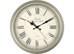 4044685802029 - Eurotime - 89891-12 Quarz Wanduhr 31 cm Elfenbein