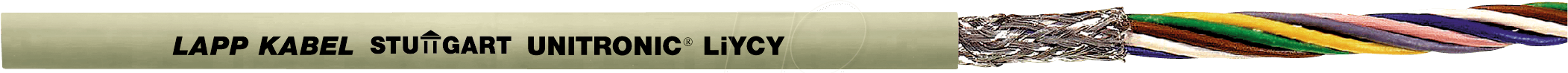 4044774714554 - 34604-50 Datenleitung UNITRONIC LIYCY 4 x 050 mm² Grau 50 m