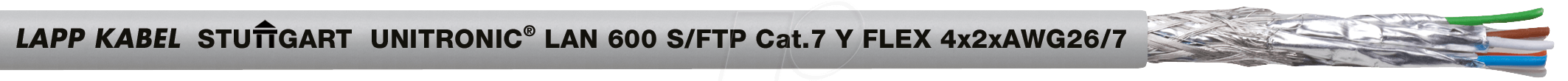 4044774752549 - 2170634-100 Netzwerkkabel cat 7 s ftp 4 x 2 x 025 mm² Gelb 100 m - Lapp 4044774752549 - 2170634-100 Netzwerkkabel cat 7 s ftp 4 x 2 x 025 mm² Gelb 100 m - Lapp