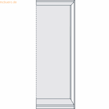 4044917343801 - Leerregal PROGRESS 500 T Anbaufeld mit Rückwand H 2600 x B 960 x T 440 mm