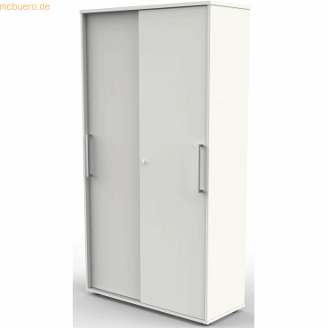 4044917427105 - Schiebetürenschrank 13449310 weiß 4 Fachböden 1000 x 400 x 1830 cm