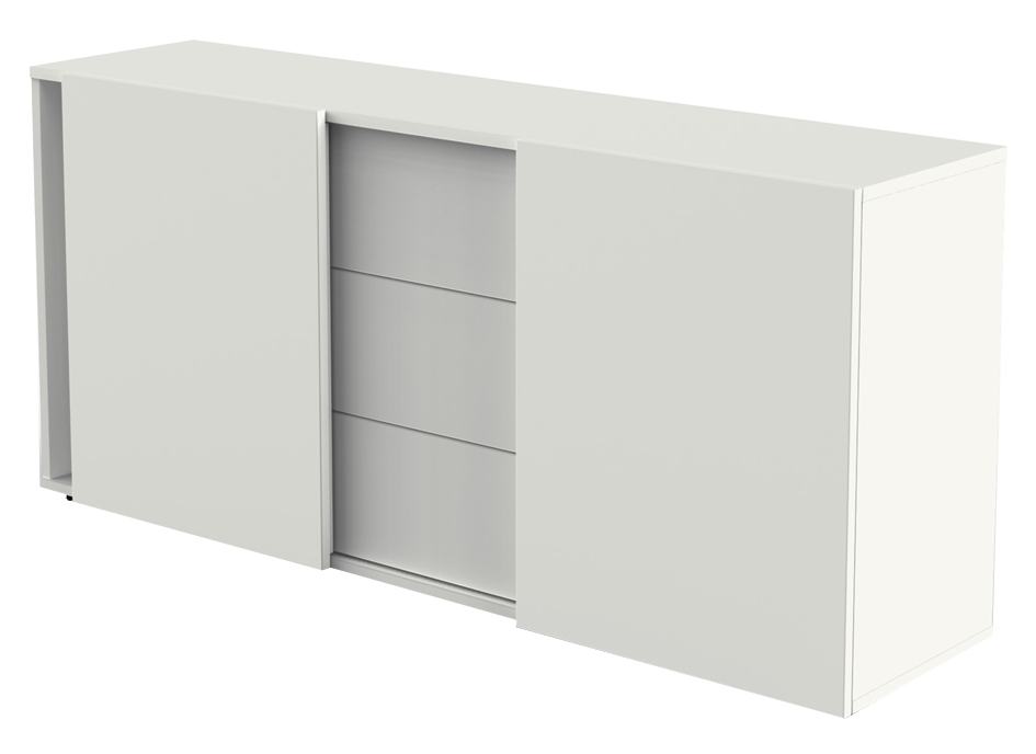 4044917427778 - Sideboard 2 OH - Weiß Büromöbel und Bürozubehör bei Büromöbel Experte im Online Shop