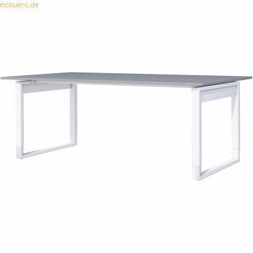 4044917428867 - Schreibtisch Fresh BxT 200x100cm höhenverstellbar grafit