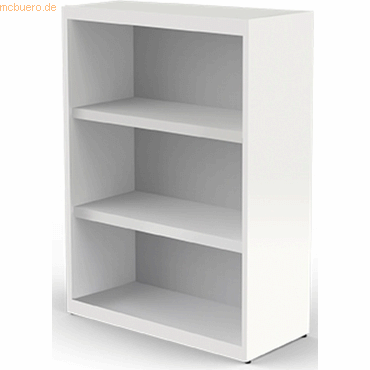 4044917433052 - Regal 3 OH Form 5 80 cm - Weiß Weiss 80 cm x 115 cm x 36 cm Büroregale von Büromöbel Experte