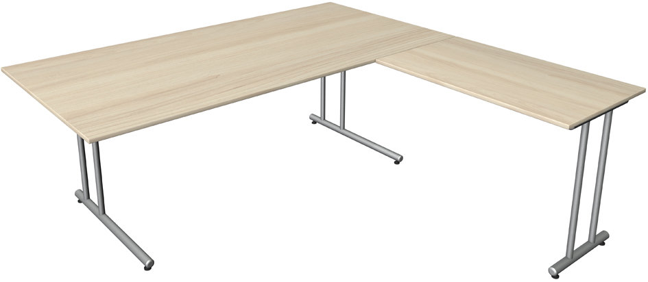 4044917434677 - Schreibtisch start up BxT 160x180cm anthrazit