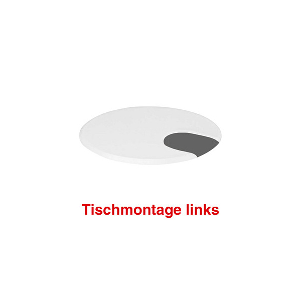 4044917435513 - Move 1 Kabeldurchlass 60 cm weiß 4044917435513 Kerkmann