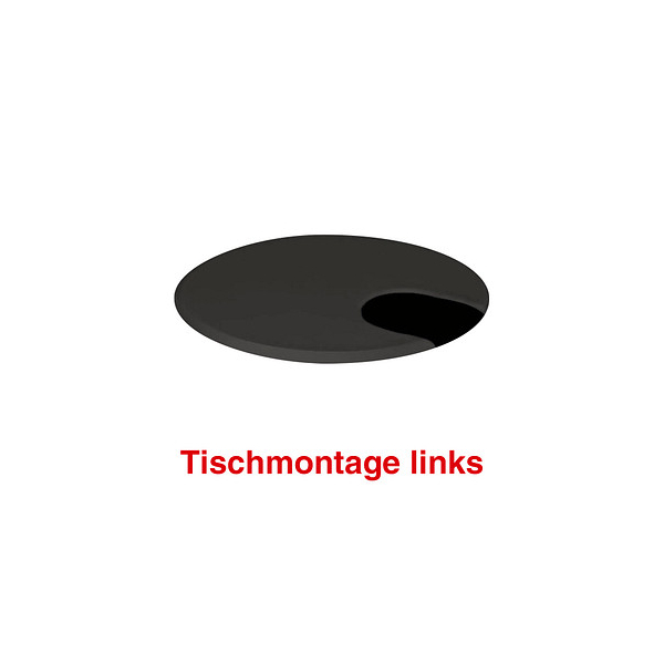 4044917435575 - Move 1 Kabeldurchlass 60 cm schwarz 4044917435575 Kerkmann