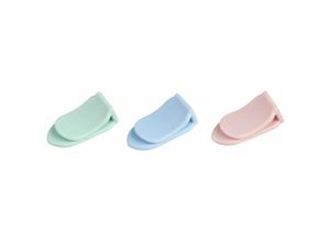 4044935010273 - Mini-Tütenclip Verschlussclips aus Kunststoff zum Verschließen von Backpulver Vanillezucker etc aus der Serie Modern Baking - Retro Design (Farbe