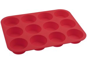 4044935012574 - Dr Oetker Silikon-Muffinform Flexxible Love in Rot - (L)325 x (B)245 cm