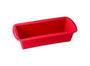 4044935012659 - Droetker - Kastenform 24 cm flexxibel Königskuchenform aus Silikon Brotbackform für eindrucksvolle Kreationen (Farbe Rot) Menge 1 Stück-1265