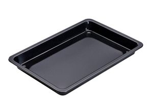 4044935013083 - Backblech DR OETKER Backbleche Gr B H T 42 cm x 4 cm bis x 29 cm schwarz Backbleche Backblech kratzfeste Emaille-Beschichtung