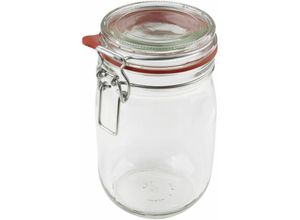 4044935015506 - Droetker - Einmachglas mit Bügelverschluss 1140 ml hochwertiges Vorratsglas mit Deckel luftdichtes Marmeladenglas vielseitiges Einweckglas