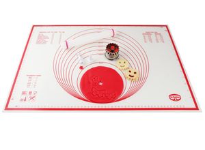 4044935019238 - Ausrollmatte DR OETKER Backmatten Gr B L 40 cm x 60 cm weiß Back- Kochhelfer Backmatte aus Silikon