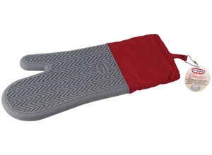 4044935019320 - Silikon- Back und Ofenhandschuh Flexxibel Topfhandschuh mit Innenleben aus Baumwolle Grillhandschuh Kochhandschuh mit Anti-Rutsch-Grifffläche