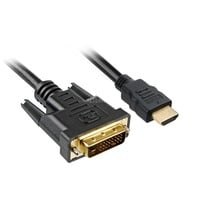 4044951015221 - - Kabel hdmi - dvi-d (24+1) 3m schwarz (4044951015221)