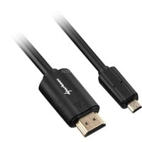 4044951017966 - Kabel hdmi - micro hdmi 4K 1m schwarz (4044951017966) - Sharkoon