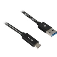 4044951027033 - Kabel USB A 32 Stecker > USB-C Stecker (Alu + Braid)