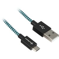 4044951027101 - Kabel USB A 20 Stecker > Micro-USB Stecker (Alu + Braid) 4044951027101 - Kabel USB A 20 Stecker > Micro-USB Stecker (Alu + Braid)