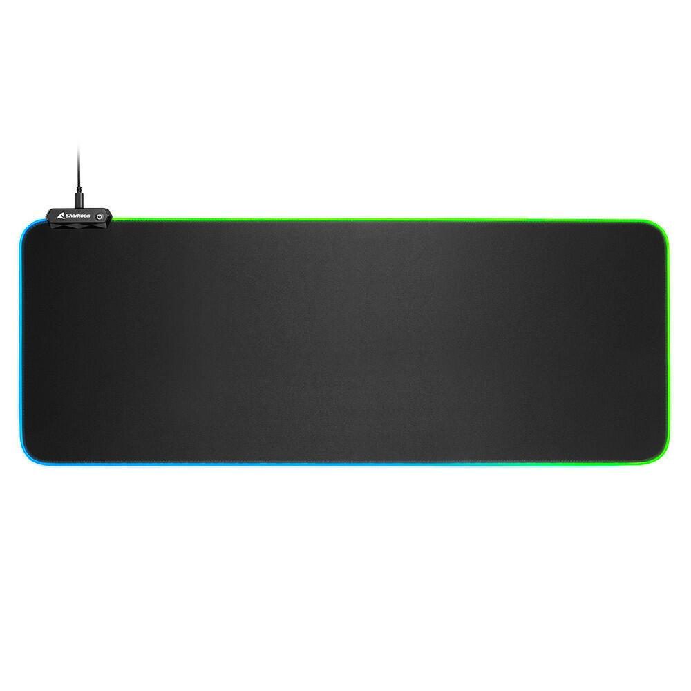 4044951029983 - 1337 RGB V2 Gaming Mat - Schwarz - Monochromatisch - USB - Anti-Rutsch-Basis - Gaming-Mauspad